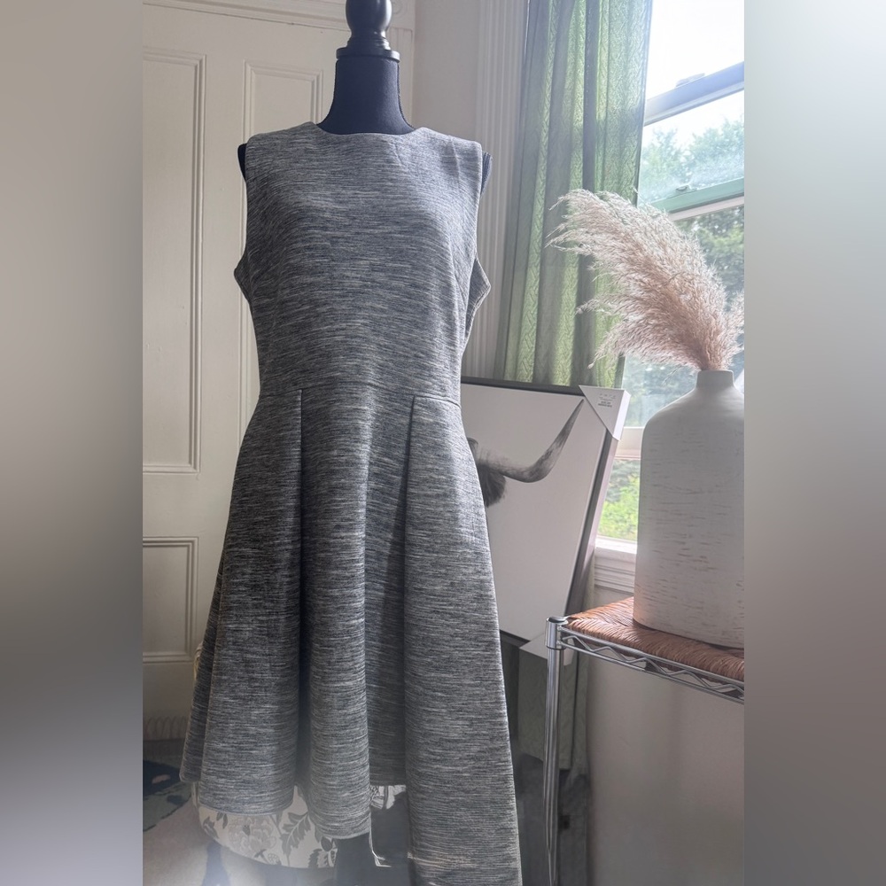 GAP Charcoal Sleeveless Midi Dress - Picture 1 of 6